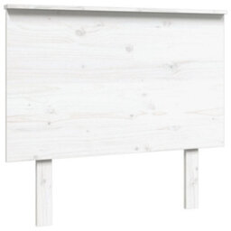 Berkfield Bed Headboard White 94X6X82.5 Cm Solid Wood Pine - thumbnail 2