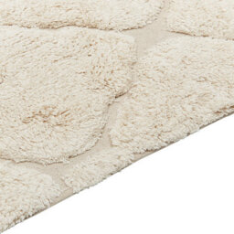 Beliani Beige Cotton Rug 80 X 150 Cm - Tufted Geometric Minimalist Rug - thumbnail 7