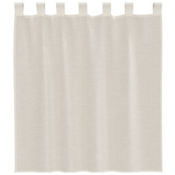 Berkfield Durable Voile Curtains With Tab Top 2 Pcs Cream - thumbnail 4