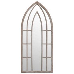 Berkfield Garden Mirror Sand 100X45 Cm Iron For Outdoor Use - thumbnail 2