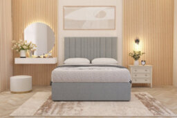 Somnior Beds Somnior Alexas Divan Bed Set With Midnight Pocket Sprung Mattress And Headboard Sage Linen