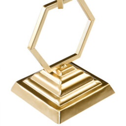 Beliani Candle Holder Ardee Metal 44 Cm Gold - thumbnail 6