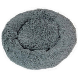 Actiaspet Dog Cat Bed Fluffy Donut Kitten Puppy Pet Cushion Calming Mattress M (Grey) - thumbnail 5