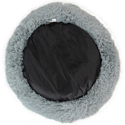 Actiaspet Dog Cat Bed Fluffy Donut Kitten Puppy Pet Cushion Calming Mattress M (Grey) - thumbnail 7