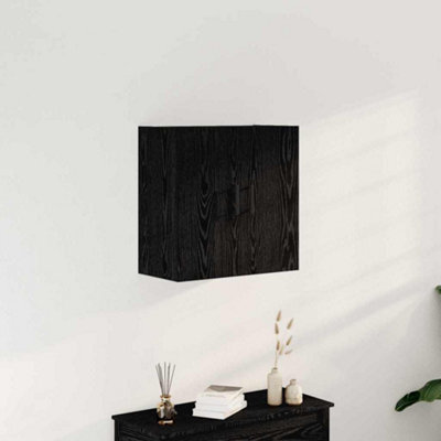 Walplus Wall Cabinet Black Oak 60 X 31 X 60 Cm Engineered Wood - image 1