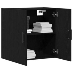 Walplus Wall Cabinet Black Oak 60 X 31 X 60 Cm Engineered Wood - thumbnail 3