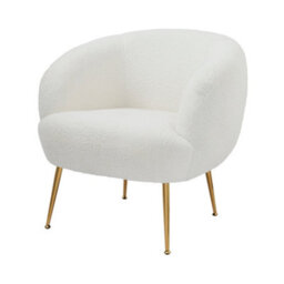 Gfw Ava Velvet Accent Chair Natural - thumbnail 3
