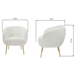 Gfw Ava Velvet Accent Chair Natural - thumbnail 6