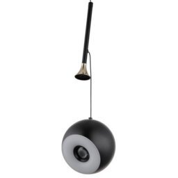 Luminosa Lighting Luminosa Donovan Slim Pendant Ceiling Light Matt Black Led 3000K - thumbnail 5