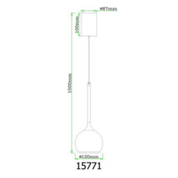 Luminosa Lighting Luminosa Donovan Slim Pendant Ceiling Light Matt Black Led 3000K - thumbnail 7