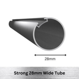 Caecus Blinds Make Your Own Roller Blind Kit 28mm Tube No Drill Fitting 120Cm - thumbnail 4