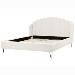 Beliani Bed Boucle Ambillou 180 X 200 Cm (Eu Super King) Off-White - thumbnail 6