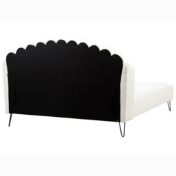 Beliani Bed Boucle Ambillou 180 X 200 Cm (Eu Super King) Off-White - thumbnail 5