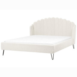 Beliani Bed Boucle Ambillou 180 X 200 Cm (Eu Super King) Off-White - thumbnail 7