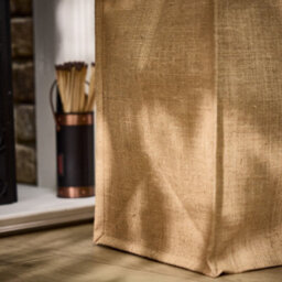 Dibor Traditional Hazelwood Stag Hessian Firewood Log Storage Jute Bag - thumbnail 5