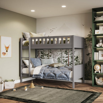 Flair Bea Wooden Bunk Bed - Grey - image 1