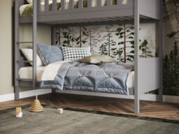 Flair Bea Wooden Bunk Bed - Grey - thumbnail 4