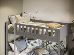 Flair Bea Wooden Bunk Bed - Grey - thumbnail 3