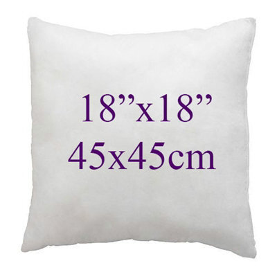 CHILIMILII Duck Feather & Down Cushion Pads Inner Inserts Scatter Deep Filled Plump Cushions 18X18''