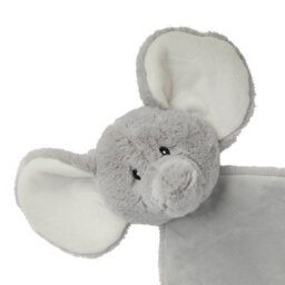 Mumbles Baby Elephant Head Blanket Grey (One Size) - thumbnail 2