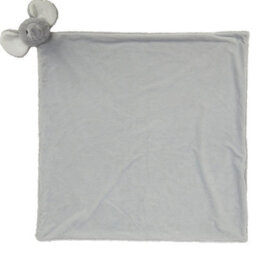 Mumbles Baby Elephant Head Blanket Grey (One Size) - thumbnail 1