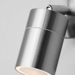 Litecraft Pack Of 2 Kenn Stainless Steel Adjustable Outdoor Wall Lights - thumbnail 5