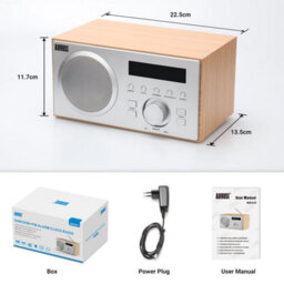 Mains Powered Dab/dab+/fm Radio, Dual Alarm Clock, Bluetooth Speaker With Subwoofer, Usb Mp3 Player, 3.5mm Aux In - August Mb420K - thumbnail 7