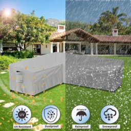 Garden Waterproof L Shape Sofa Cover Premium Heavy Duty Protection Protector - thumbnail 4