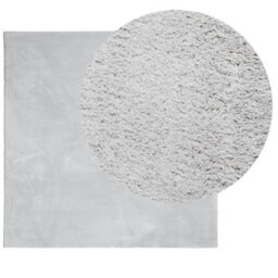 Walplus Rug Huarte Short Pile Soft And Washable Grey 160X160 Cm - thumbnail 3