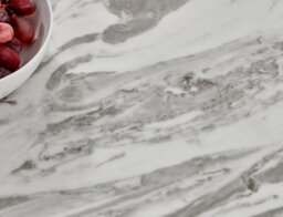 Furniturebox Uk Kylo White Marble Effect Dining Table & 4 Grey Pesaro Silver Chairs - thumbnail 4