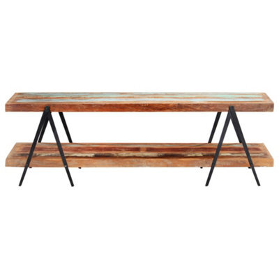 Berkfield Industrial Tv Cabinet 160X40X50 Cm Solid Reclaimed Wood - image 1
