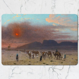 Benjamin Tate Design Desert Caravan At Sunset Placemats And Coaster Set - thumbnail 2