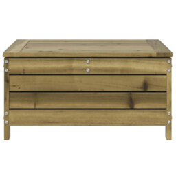 Walplus Garden Outdoor Footstool 62X63.5X32 Cm Impregnated Wood Pine - thumbnail 4
