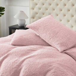 Groundlevel Winter Warm Soft Teddy Fleece Duvet Set - thumbnail 3