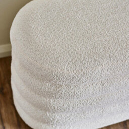 Oakham Premium Belleford Upholstered Ottoman Storage Bench In Beige Boucle - thumbnail 8