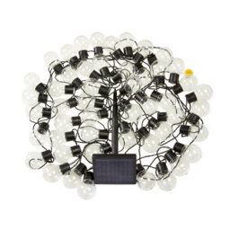 Set Of 40 Solar Powered Glow Bulb String Lights - thumbnail 5