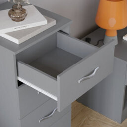 Lassic Vida Designs Riano Grey 5 Drawer Narrow Chest (H)900mm (W)345mm (D)360mm - thumbnail 6