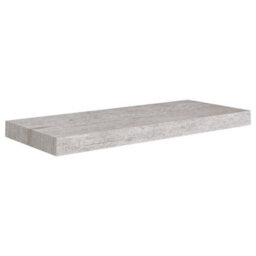 Berkfield Floating Wall Shelves 4 Pcs Concrete Grey 60X23.5X3.8 Cm Mdf - thumbnail 4