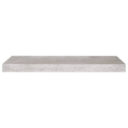 Berkfield Floating Wall Shelves 4 Pcs Concrete Grey 60X23.5X3.8 Cm Mdf - thumbnail 5