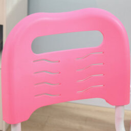 Homcom Kids Desk And Chair Set W/ Drawer, Pen Slot Hook - Pink - thumbnail 8