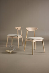 Ven Dining Chair 2-Pack Whitewash, D54Xw47Cmxh80Cm, Seat Height 48Cm - thumbnail 1