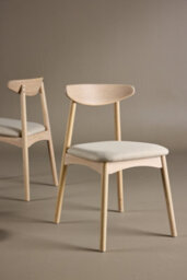 Ven Dining Chair 2-Pack Whitewash, D54Xw47Cmxh80Cm, Seat Height 48Cm - thumbnail 2