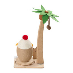 Living And Home Coconut Tree And Chicken Cat Scratcher Tree With Windmill - thumbnail 5