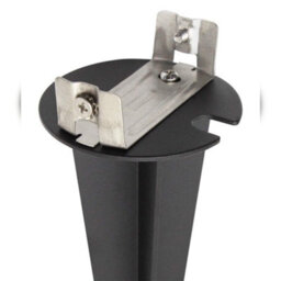 Long Life Lamps Company 3W Black Led Bollard Post Ground Spike Light Warm White Zlc302Ww - thumbnail 6