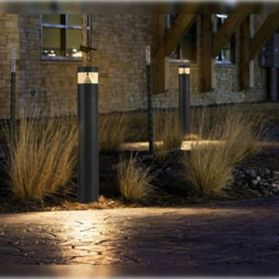 Long Life Lamps Company 3W Black Led Bollard Post Ground Spike Light Warm White Zlc302Ww - thumbnail 8