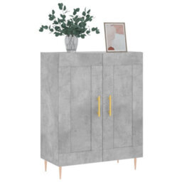 Berkfield Classic Sideboard Concrete Grey 69.5X34X90 Cm Engineered Wood - thumbnail 3