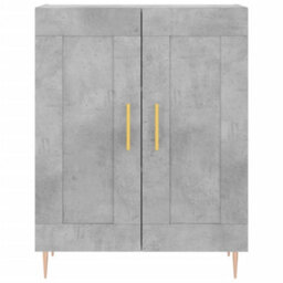 Berkfield Classic Sideboard Concrete Grey 69.5X34X90 Cm Engineered Wood - thumbnail 5