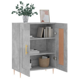 Berkfield Classic Sideboard Concrete Grey 69.5X34X90 Cm Engineered Wood - thumbnail 4