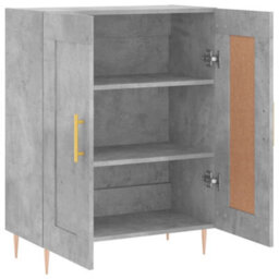 Berkfield Classic Sideboard Concrete Grey 69.5X34X90 Cm Engineered Wood - thumbnail 6