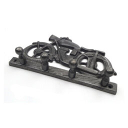 Oakcrafts - Antique Cast Iron Motorcycle Key Hook 190mm X 120mm - thumbnail 3